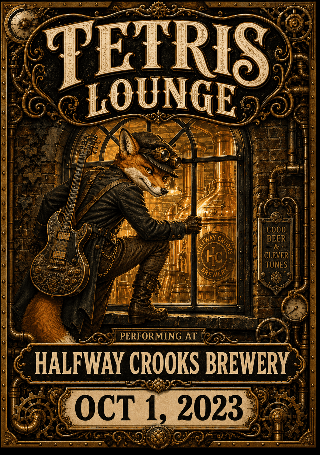 Tetris Lounge at Halfway Crooks Beer
